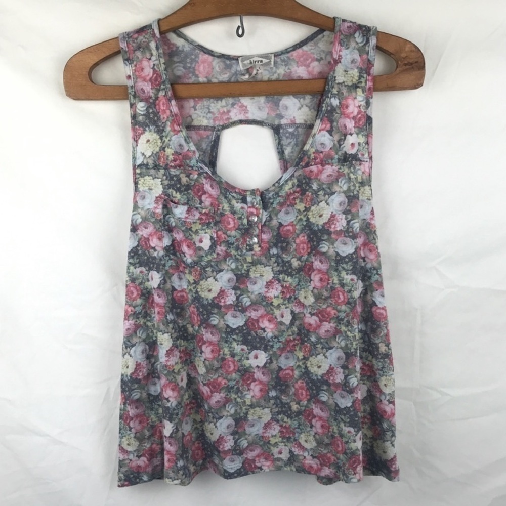 Pacsun Floral Tank Top